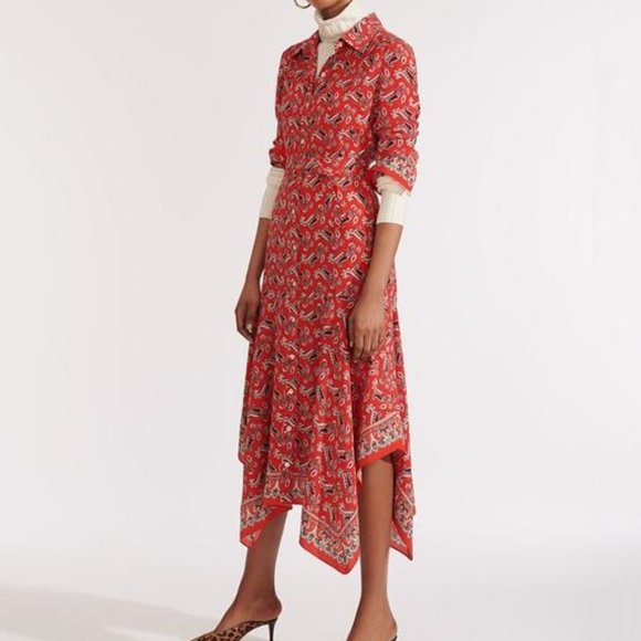 Veronica Beard bandana silk dress SOLD - Picture 1 of 8